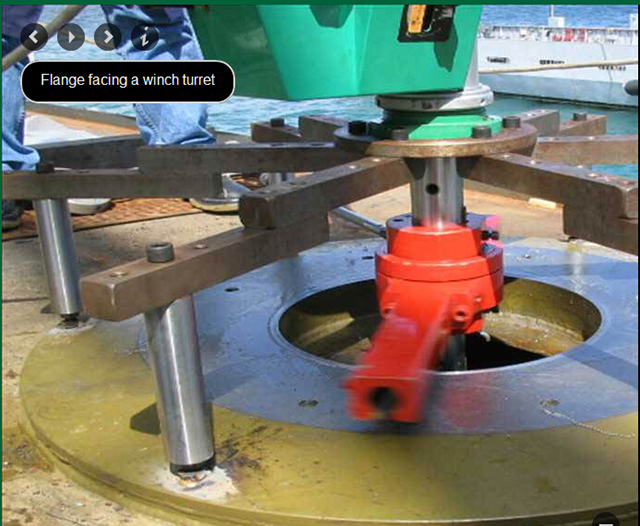 绞车转塔法兰面铣1