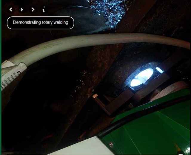 旋转焊接展示