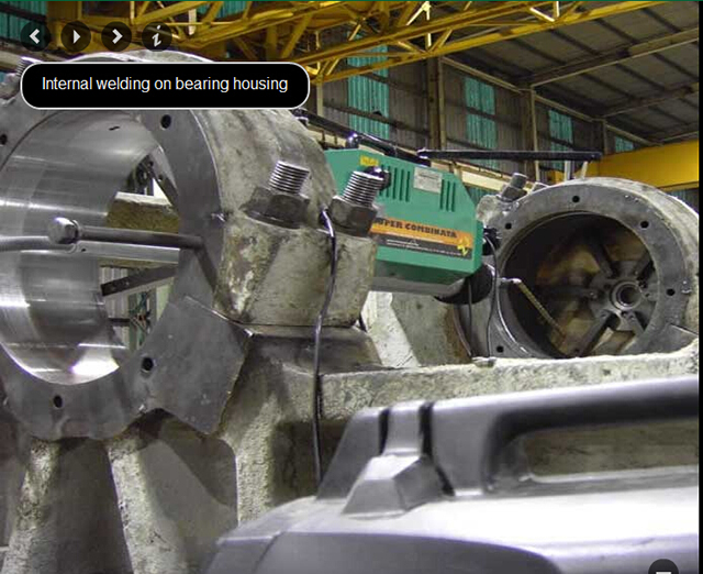 轴承壳内部焊接